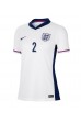 England Kyle Walker #2 Fotballdrakt Hjemme Klær Dame EM 2024 Korte ermer